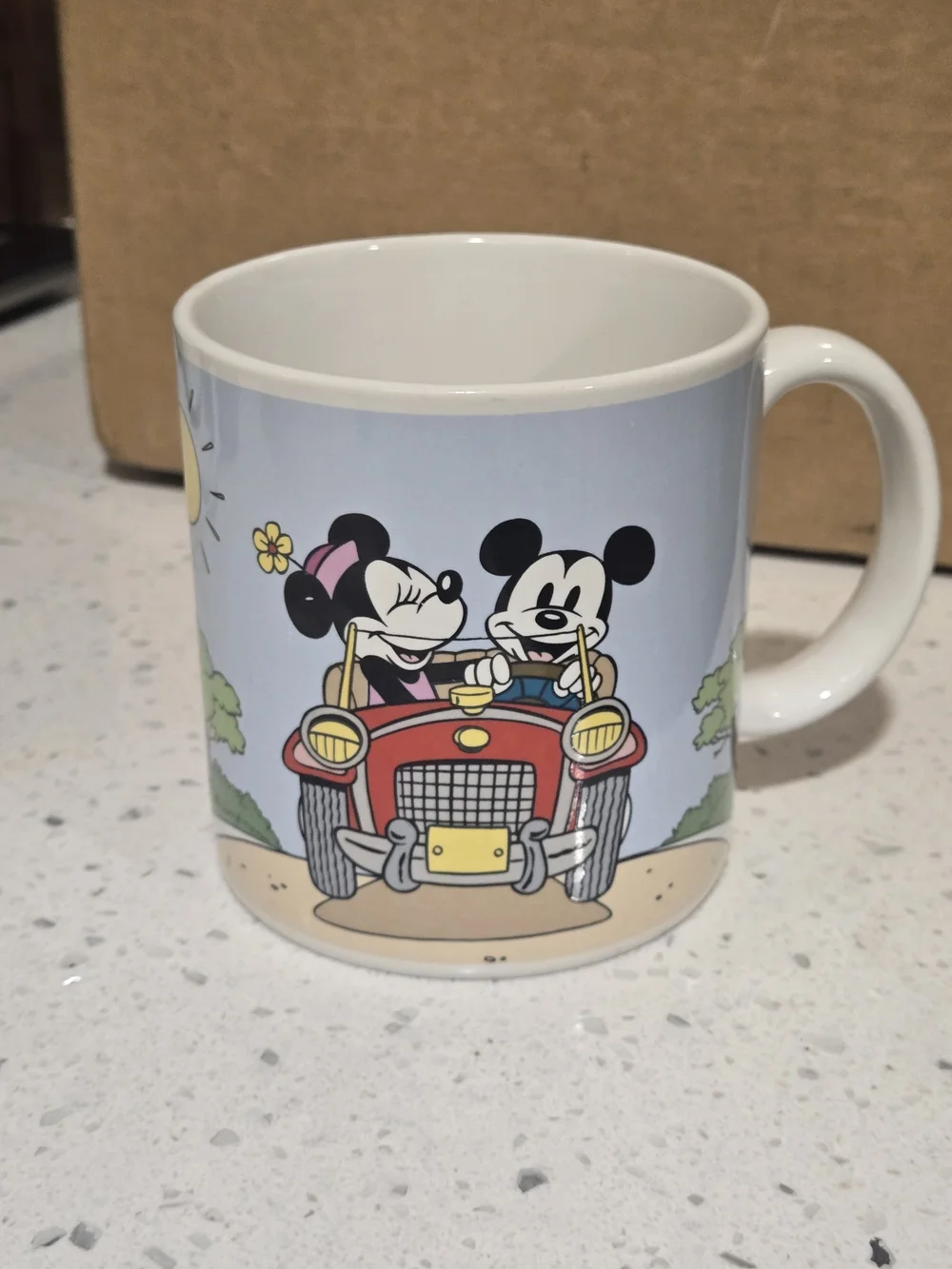 Vintage 1985 Disney Mickey and Minnie Mouse Mug